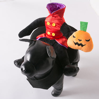 Halloween Dog Headless Horseman Ornament