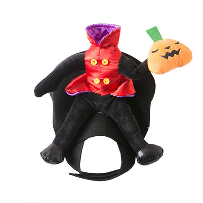 Halloween Dog Headless Horseman Ornament