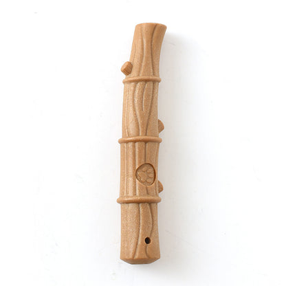 A bone shape chew toy helps improves mental stimulation and relieves stress and anxiety