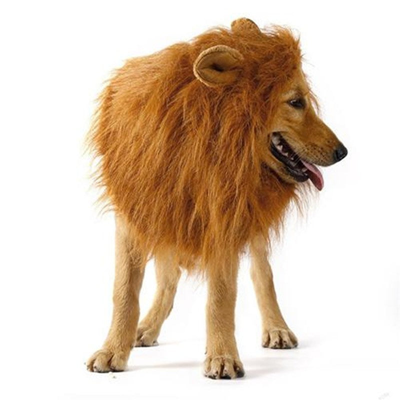 Dog Cosplay Lion Hair Hat - Yes My Paws