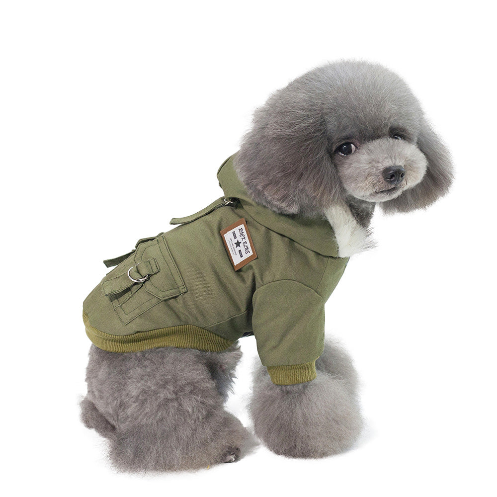 Pet Military Coat