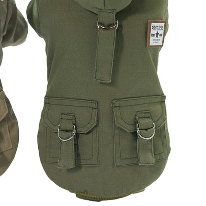 Pet Military Coat