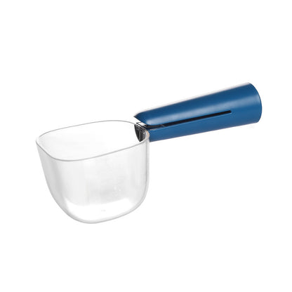 simple pet food spoon - blue