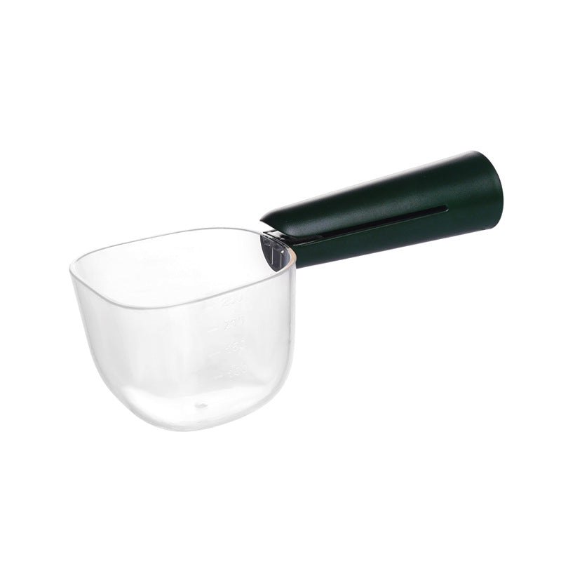 simple pet food spoon - green