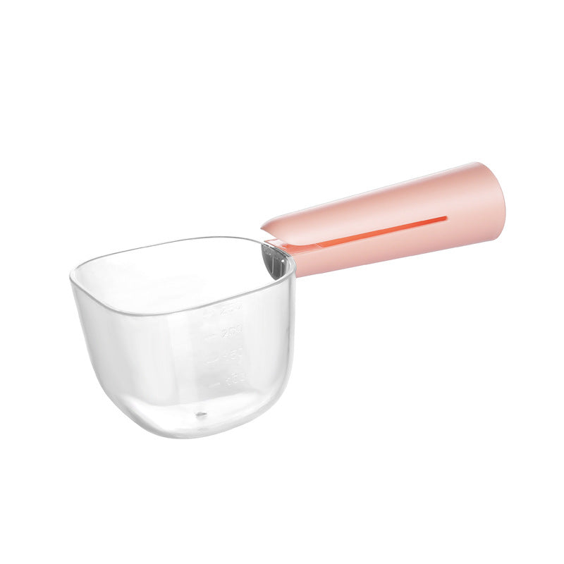 simple pet food spoon - pink