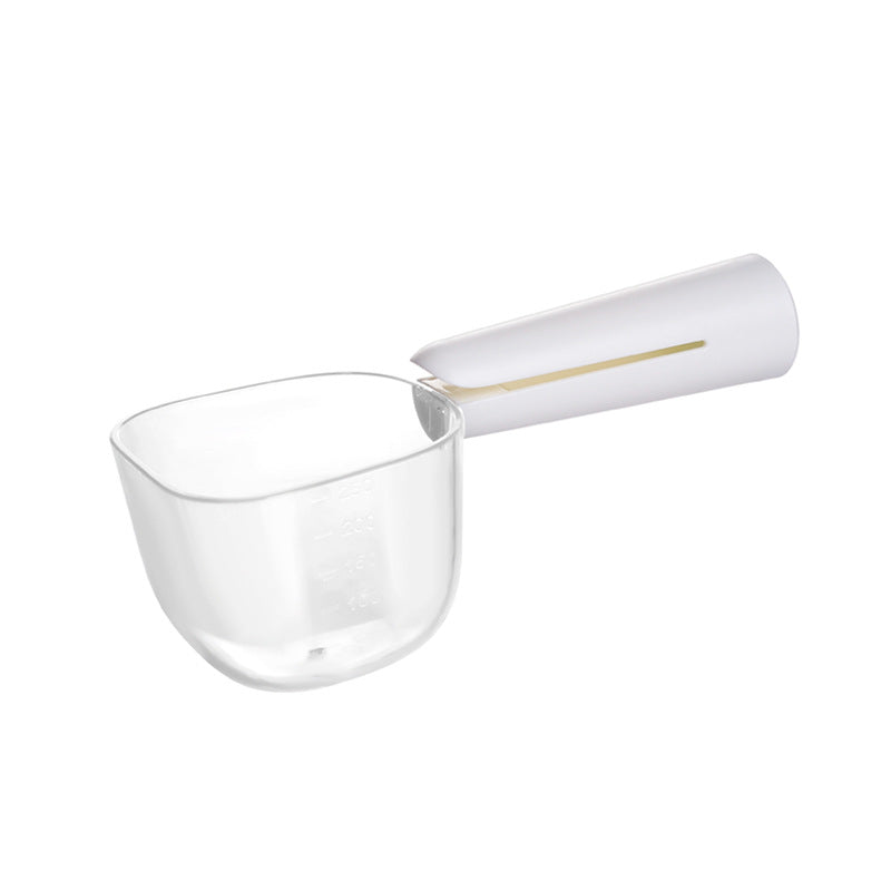 simple pet food spoon - white