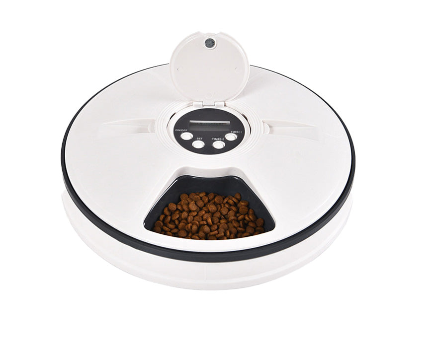 smart pet bowl with timing feature for feeding your furry friends automatically with both dry and wet food. Especially for busy pet owners